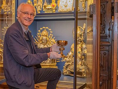 Der Stiftsschatz in der Hofkirche Luzern: Hier ist vieles Gold, was glänzt