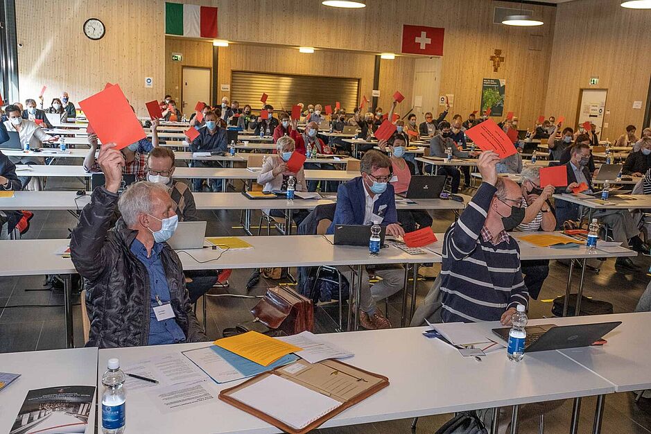 Kirchenparlement tagt im Centro Papa Giovanni in Emmenbrücke.