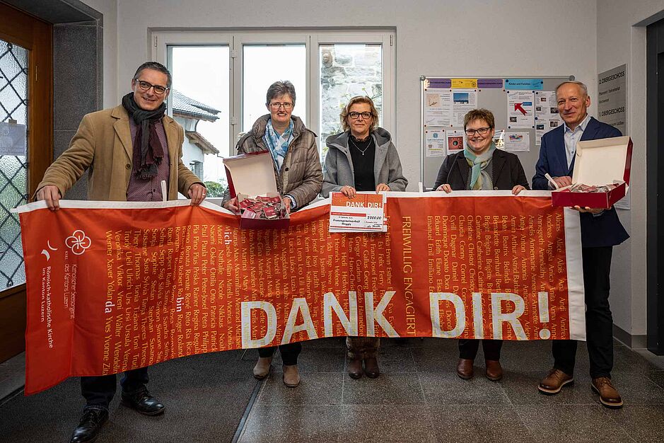 Bei der Übergabe des «Dank Dir!»-Preises 2020 am 1. Dezember in Weggis