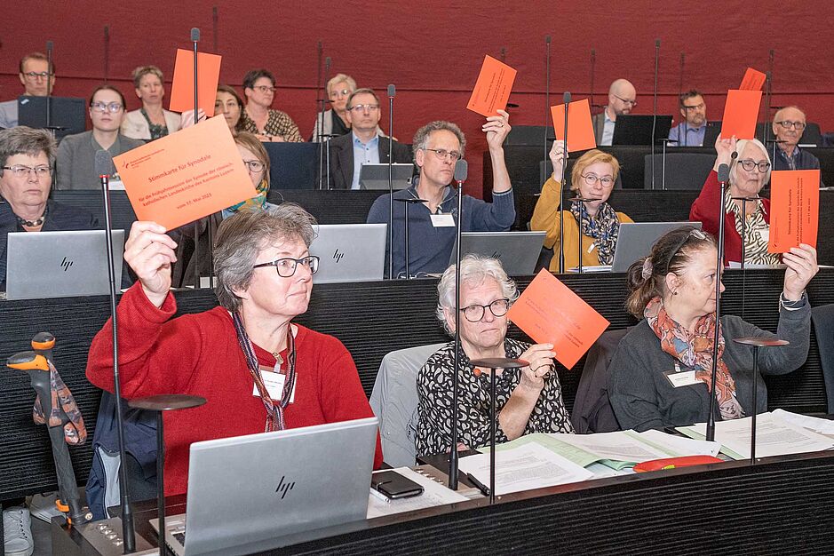 Abstimmung in der Synode