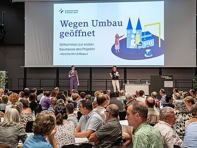 Kirche baut um, bleibt aber geöffnet